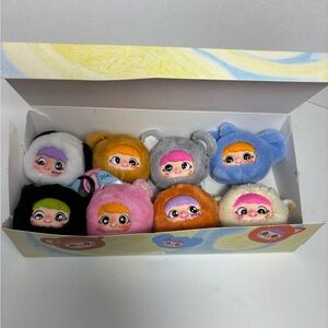 Yaya Little Mischievous Bag Boxed Set of 8 Mini Multicolor Plushies